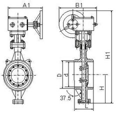 焊接式(shì)硬密封蝶閥 焊接(jie)式硬密封蝶閥