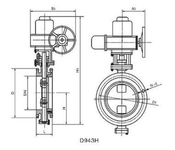 電動調節(jiē)蝶閥 電動調節蝶(die)閥