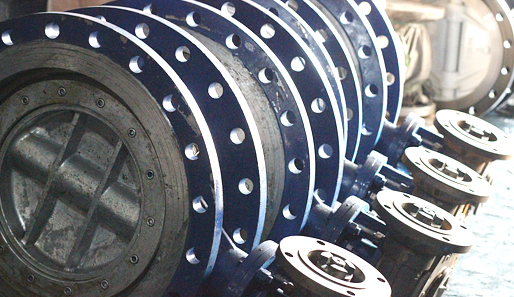 硬密封蝶(die)閥展示